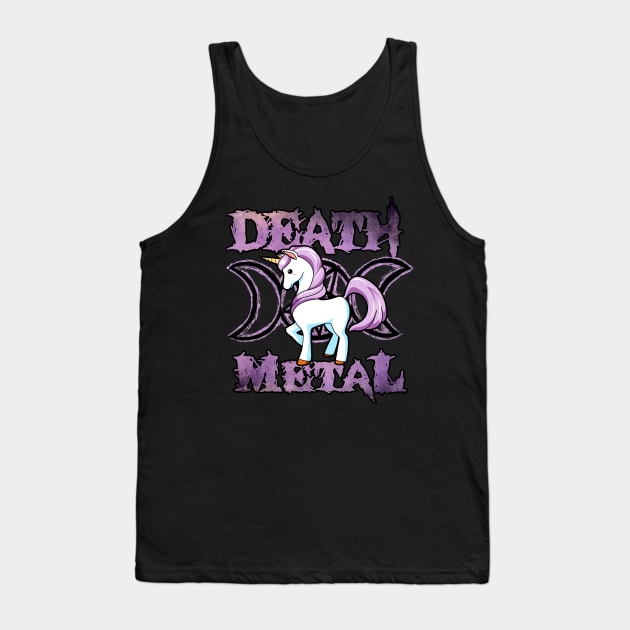 Death Metal Tank Top by sevencrow